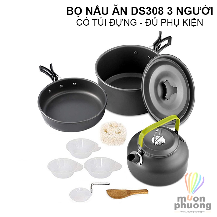 Bộ nồi dã ngoại + bếp dã ngoại